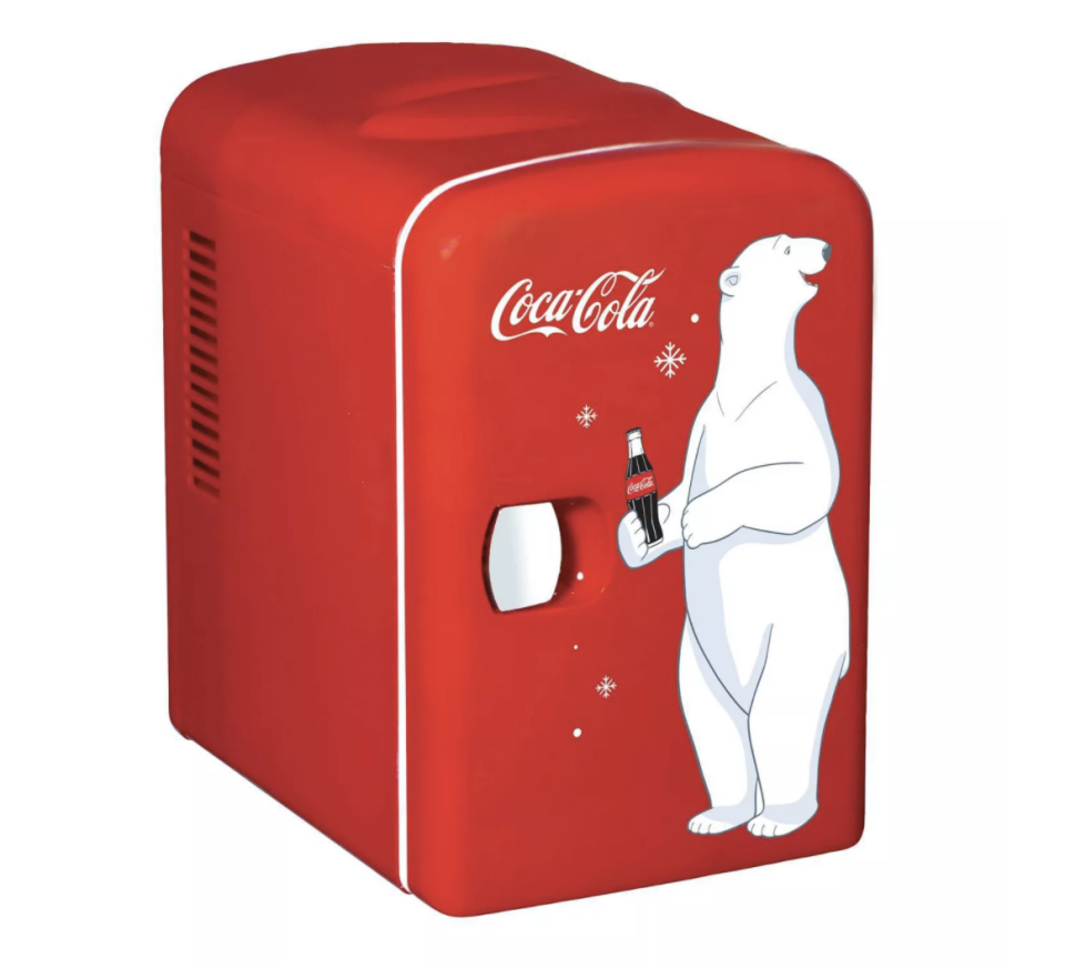 retro mini fridge coca cola personal