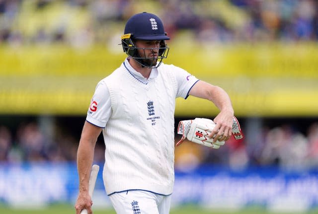 Chris Woakes made a golden duck on Friday (Mike Egerton/PA)