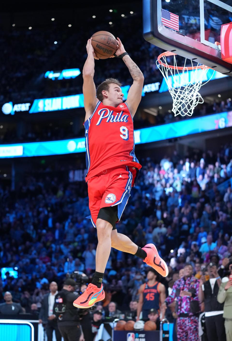 76ers guard Mac McClung won the 2023 NBA All-Star Slam Dunk Contest.