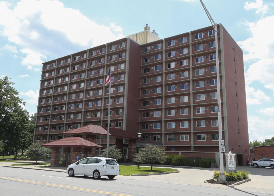 Riverview Towers, seen July 18 at 500 Grand Ave. in Wausau, has 149 one-bedroom apartments open to individuals and couples who income qualify and meet eligibility requirements. The rent is based on 30% of a person’s monthly adjusted income.