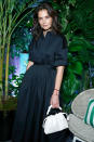 <p>Katie Holmes shows off her style at the Kate Spade New York summer 2022 presentation on Nov. 30 in N.Y.C. </p>