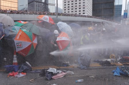 Protest to demand authorities scrap a proposed extradition bill with China, in Hong Kong