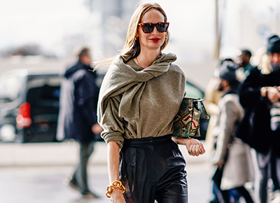 How to Wear a Scarf Like a Street-Style Star