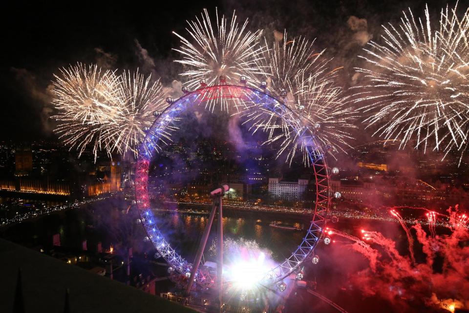 <p>Crowds have already been banned from this year’s display on the Embankment due to social distancing concerns</p> (AFP via Getty Images)