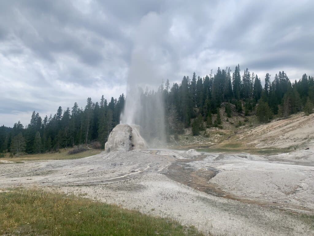 Yellowstone National Park Geyser