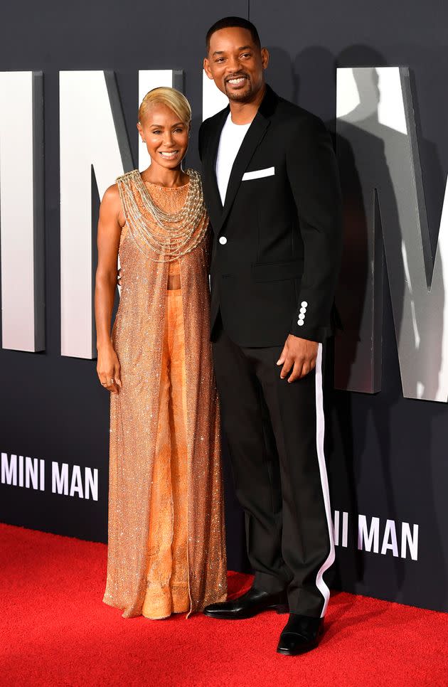 Jada Pinkett Smith and Will Smith attend Paramount Pictures' Premiere Of 