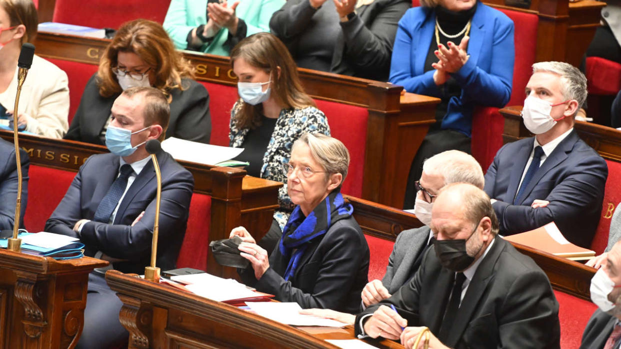 Élisabeth Borne à l’Assemblée, le 13 décembre 2022.