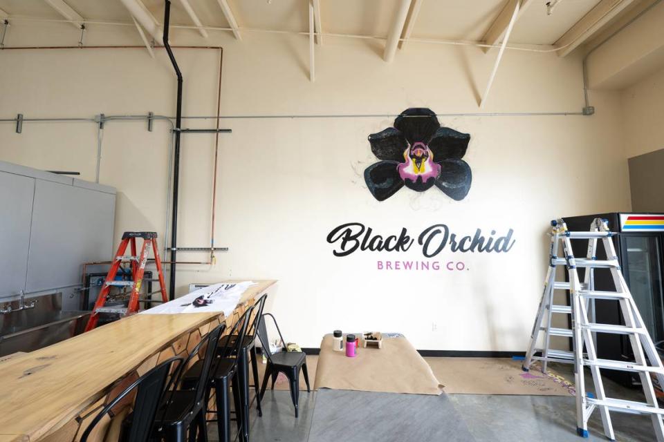 Owners at Black Orchid Brewing plan on opening in the spring at its Sylvan Avenue site. Photographed in Modesto, Calif., Friday, Jan. 12, 2024.