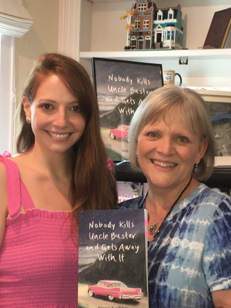 Author Susan Koehler (right) and daughter Shelby Koehler at the book launch in August 2021 for "Nobody Kills Uncle Buster and Gets Away with It" at Midtown Reader in Tallahassee.