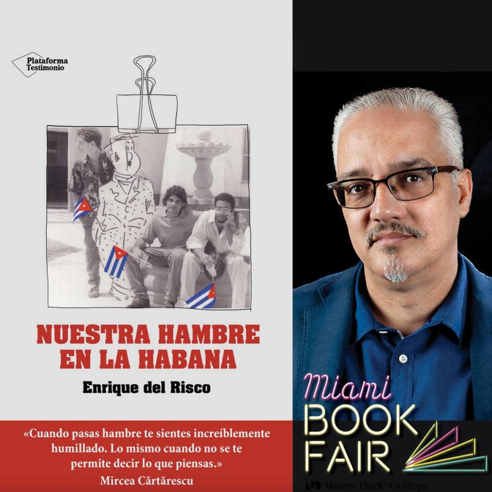 La Feria del Libro presenta “Nuestra hambre en La Habana” de Enrique Del Risco.