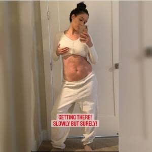 Nikki Bella Reveals Her Post-Baby Body 5 Months After Giving Birth to Son Matteo: 'Getting There'