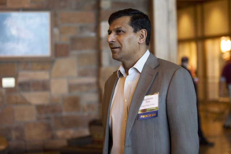 Reserve Bank of India Governor Raghuram Rajan attends the Federal Reserve Bank of Kansas City's annual Jackson Hole Economic Policy Symposium in Jackson Hole, Wyoming August 28, 2015. REUTERS/Jonathan Crosby