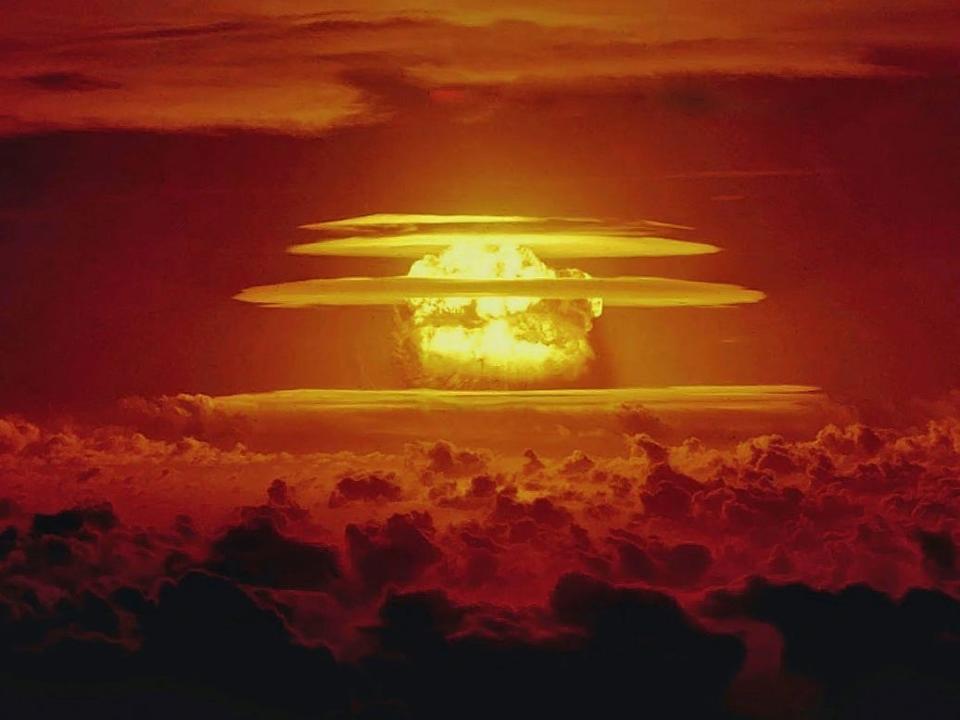 castle bravo shrimp nuclear test blast bikini atoll mushroom cloud noaa