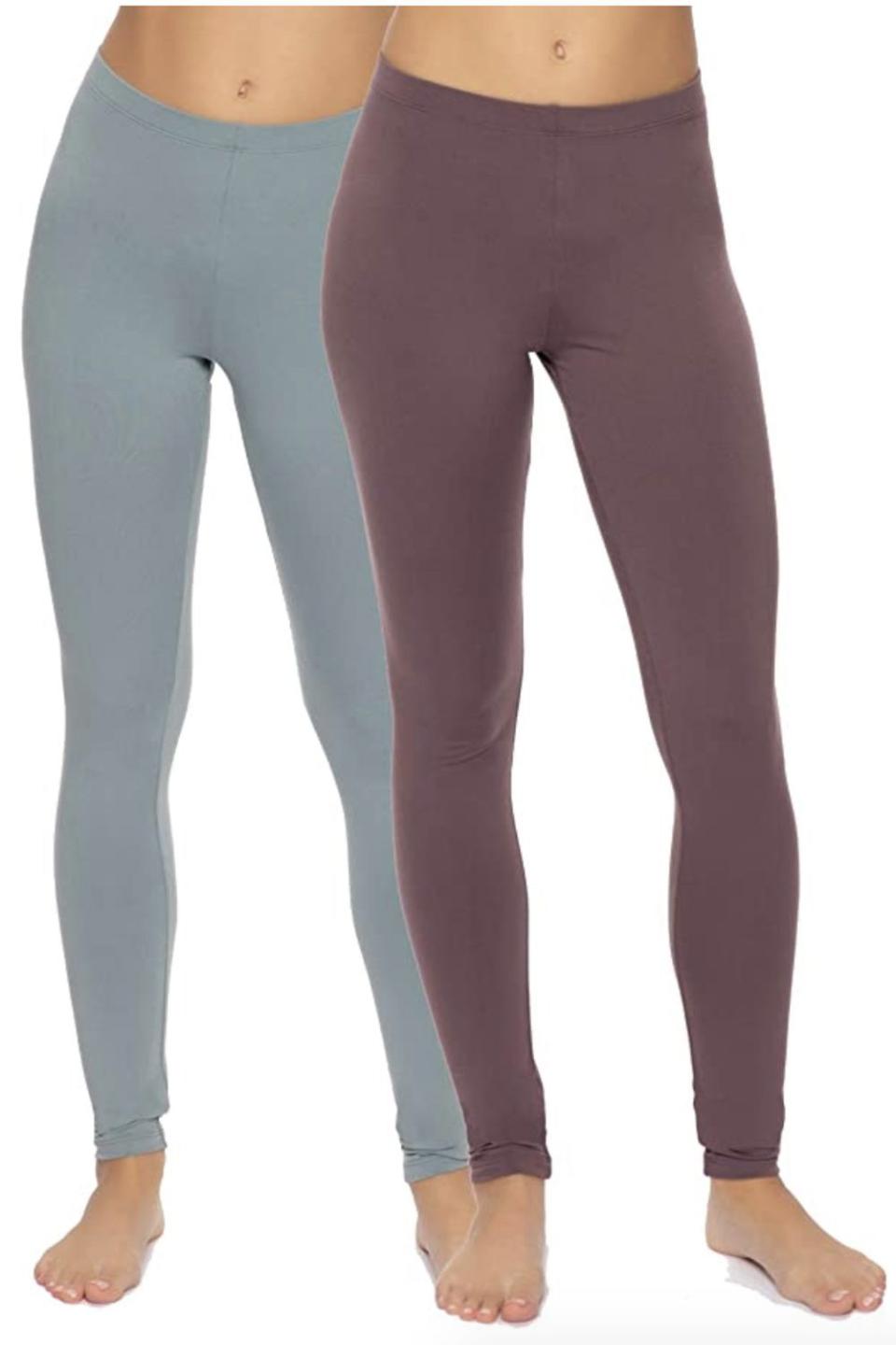 2) Velvety Super Soft Lightweight Legging 2-Pack