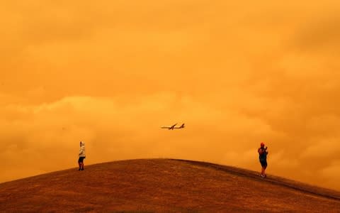 New Zealand skies are affected by fires thousands of miles away - Credit: PHIL WALTER/GETTY&nbsp;&nbsp;