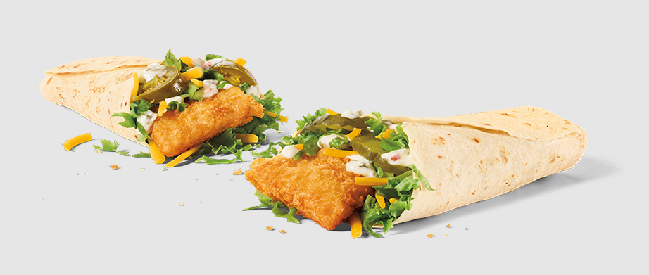 Jack in the Box fish wraps