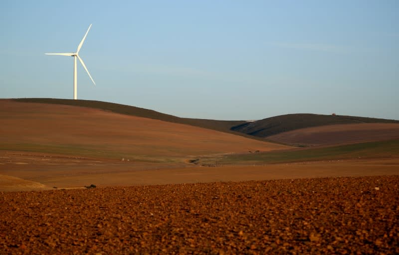 Wind turbines produce renewable energy outside Caledon