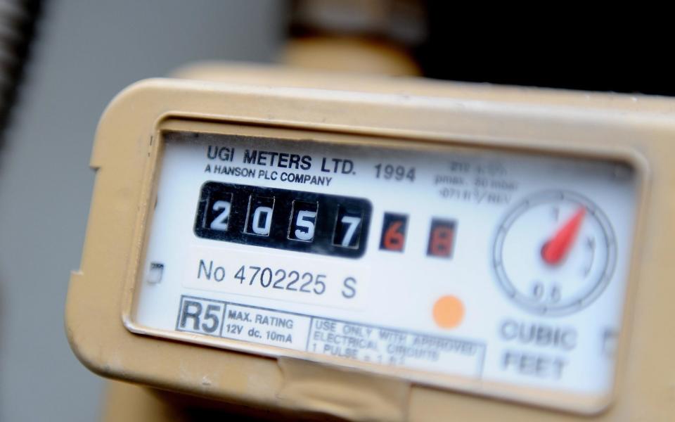 Household energy bills are forecast to be £300 lower than earlier forecasts from April - Nicholas.T. Ansell/PA Wire