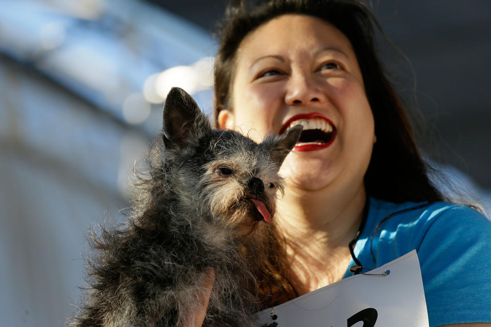 Moe with owner after winnering second place