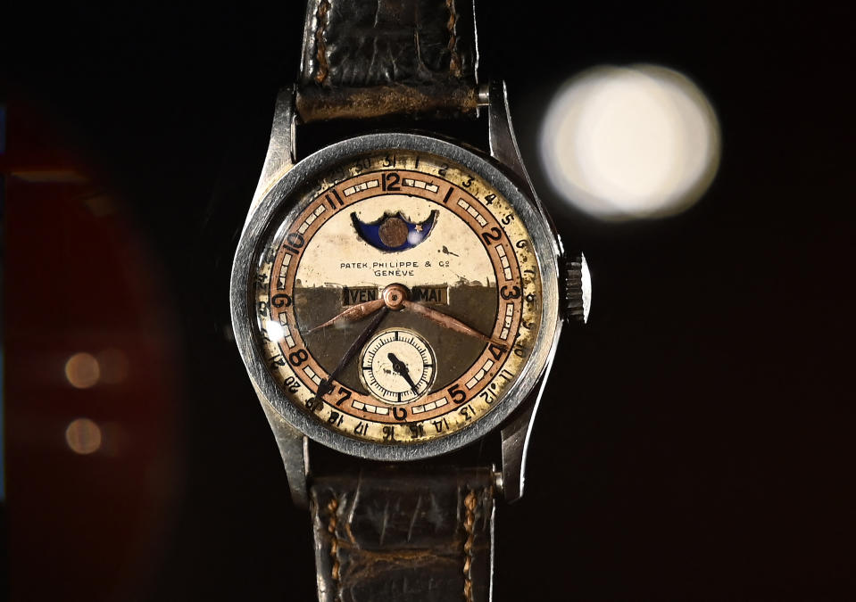 most expensive watches in the world, Patek Philippe Ref 96 Quantieme Lune watch, Aisin-Gioro Puyi, last emperor of the Chinese Qing dynasty, Hong Kong, auction, watch auction, Patek Philippe Ref 96 Quantieme Lune watch auction