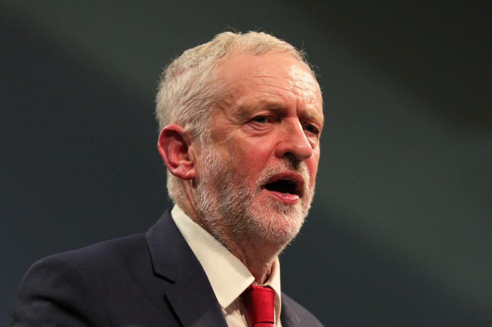 Jeremy Corbyn's Labour MPs are strongly opposed to leaving the EU without a deal, the poll found (Picture: PA)