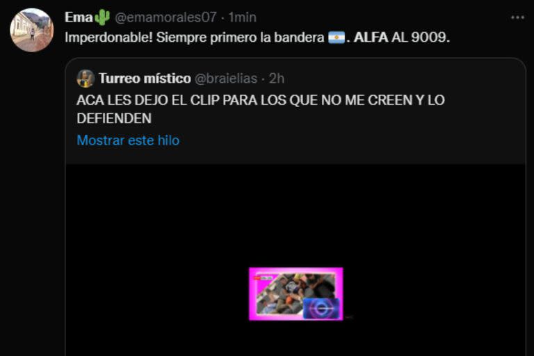 Piden que Alfa abandone el reality (Captura Twitter)