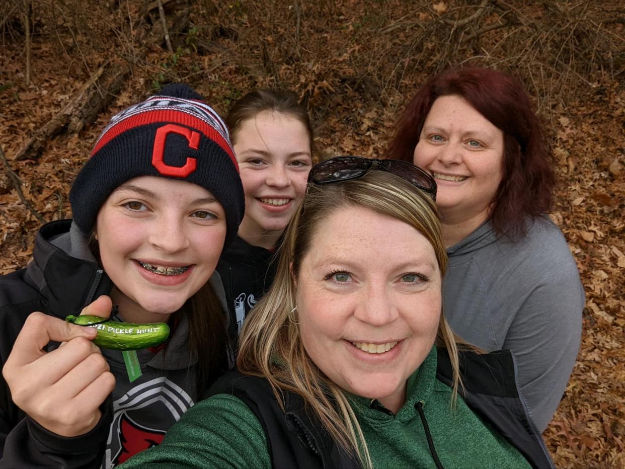 The 2021 grand prize pickle was found by Hannah, Natalie and Jacklyn Endslow and Laurie Bower. In reward for the achievement, along with prizes, Jacklyn Endslow was declared Lord of the 2022 Pickle Hunt.