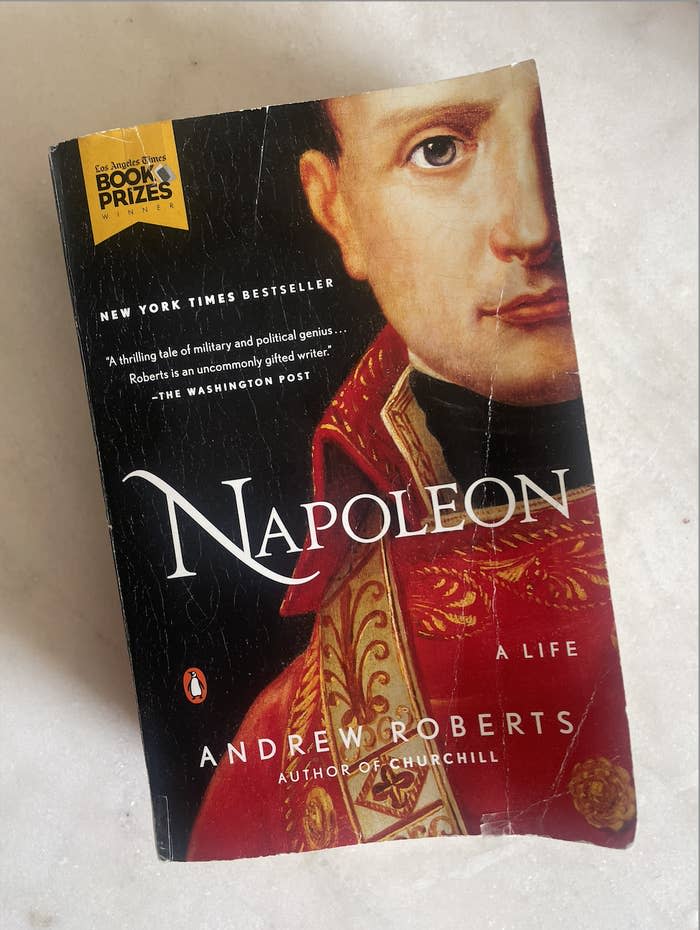 My copy of "Napoleon: A Life" a biography by Andrew Roberts