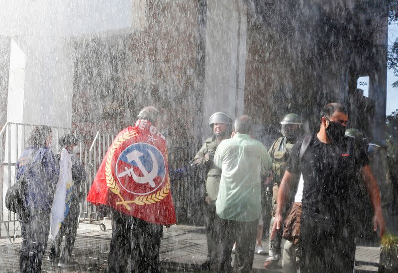 May Day rally in Valparaiso