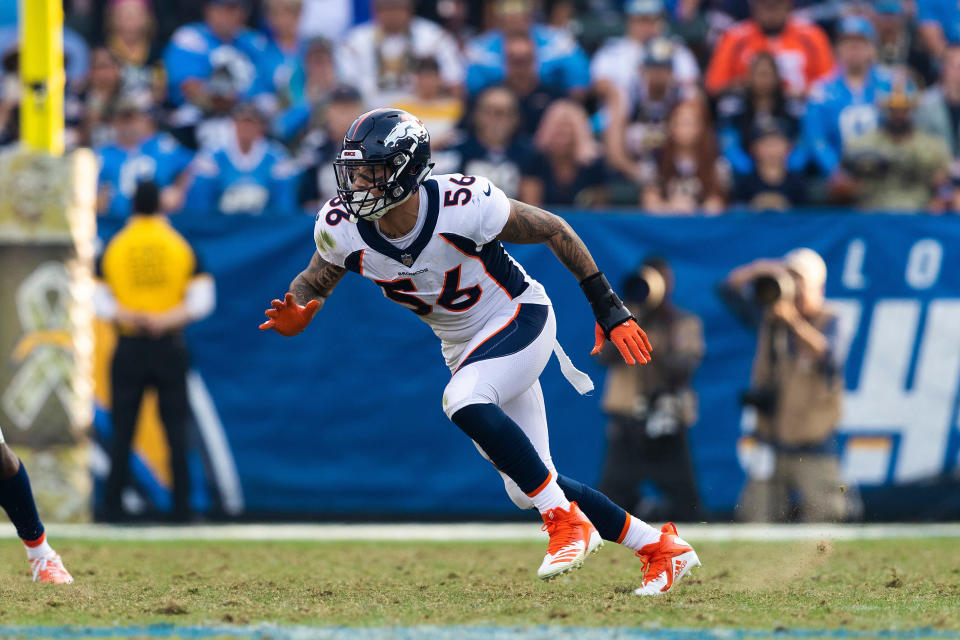 The Baltimore Ravens and former Denver Broncos pass-rusher Shane Ray have reportedly agreed to contract terms. (Getty Images)