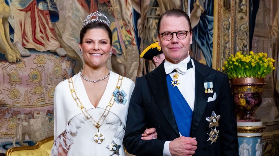 Crown Princess Victoria and Prince Daniel at Finland state banquet