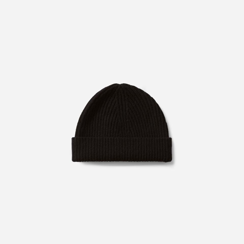 Cashmere Rib Beanie