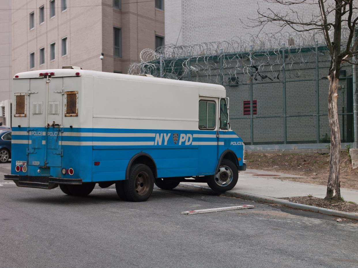 NYPD vehicle.