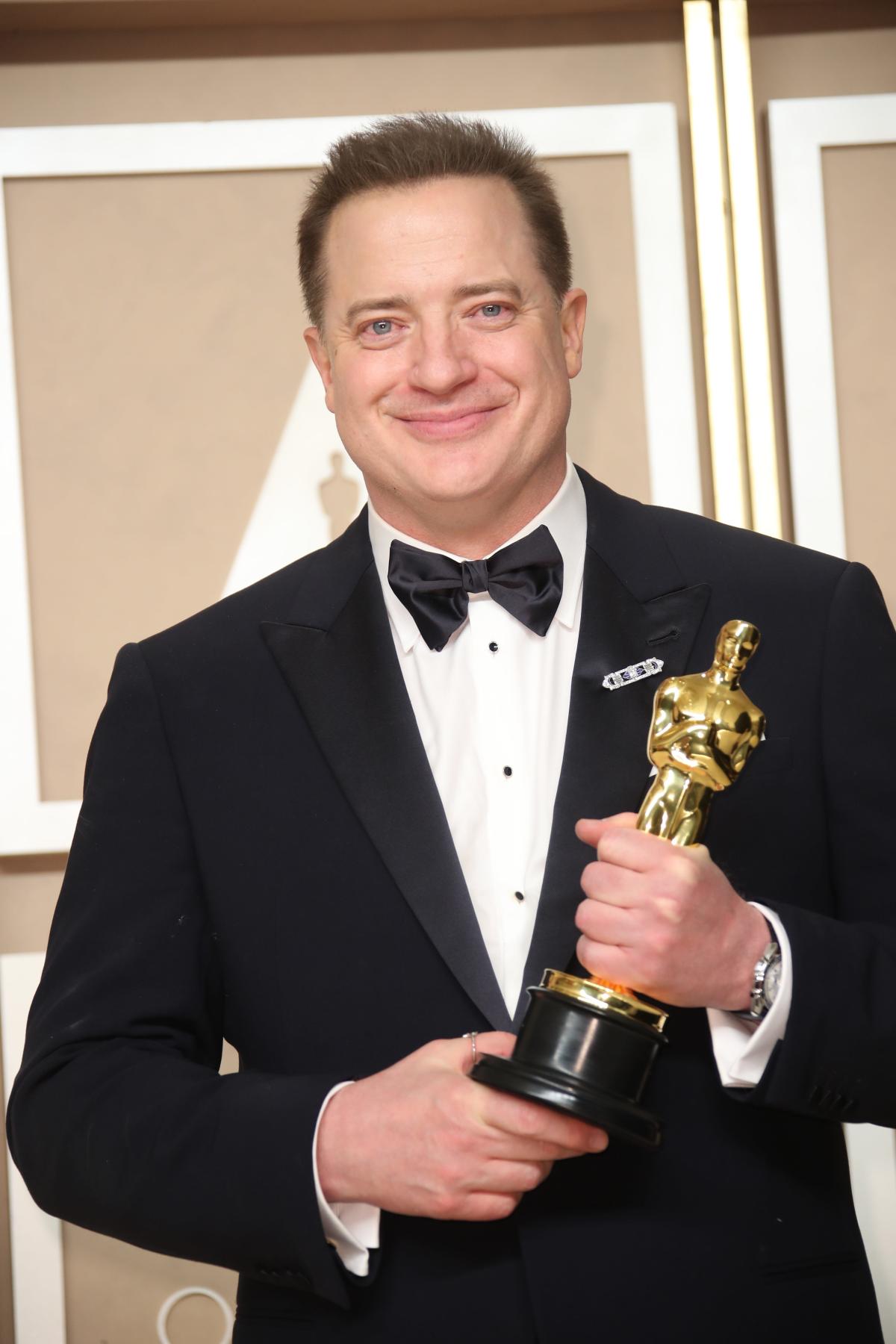 Brendan Fraser wins best actor Oscar for 'The Whale' and proves nice ...