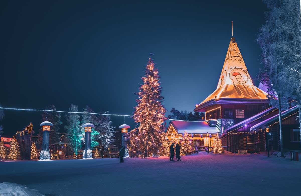 Part of Santa Claus Village, a theme park in Rovaniemi (Getty Images)