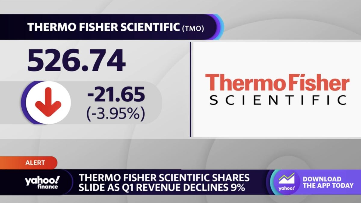 Thermo Fisher Scientific stock declines on Q1 revenue decline