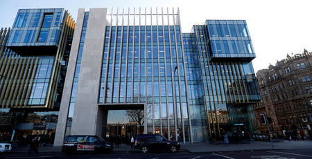 FILE PHOTO: The offices of Standard Life Aberdeen in Saint Andrew Square Edinburgh, Scotland, Britain February 15, 2019.REUTERS/Russell Cheyne/File Photo