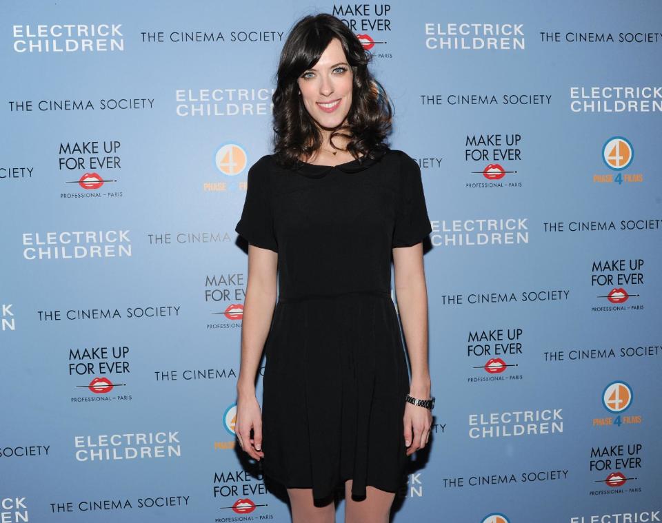 FILE - In this Monday, March 4, 2013 file photo, writer and director Rebecca Thomas attends a special screening of "Electrick Children" hosted by the Cinema Society and Make Up For Ever at the IFC Center in New York. (Photo by Evan Agostini/Invision/AP, File)