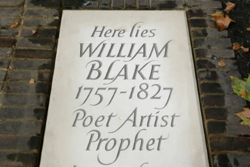 The original coordinates of Blake's burial became confused when parts of the cemetery were converted into gardens