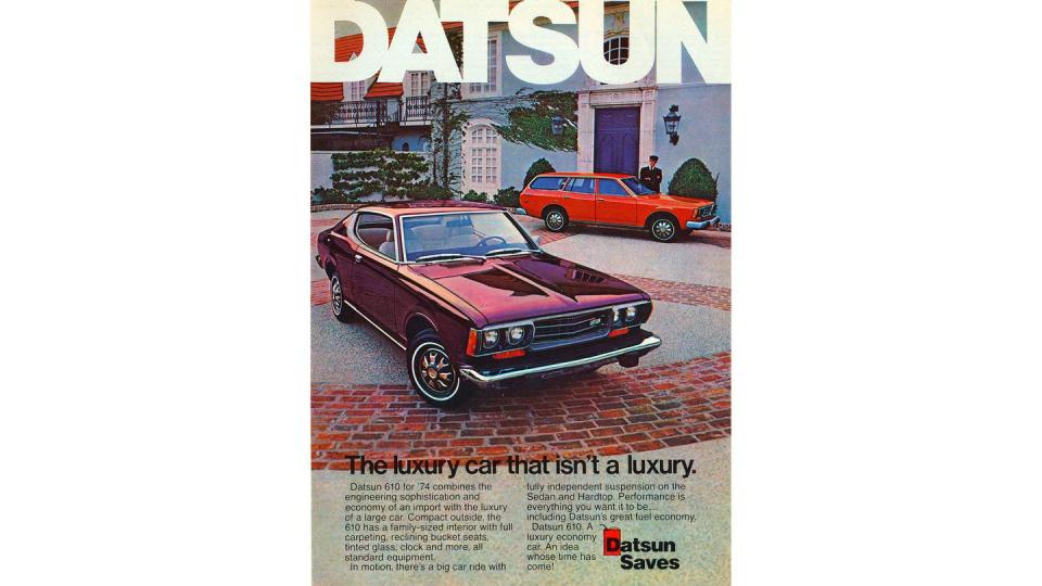 1974 datsn 610 magazine advertisement