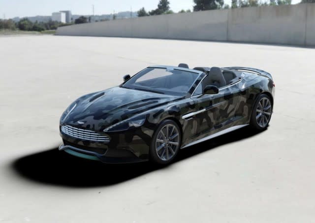 Aston Martin And Valentino Create One Off Vanquish Volante 3865