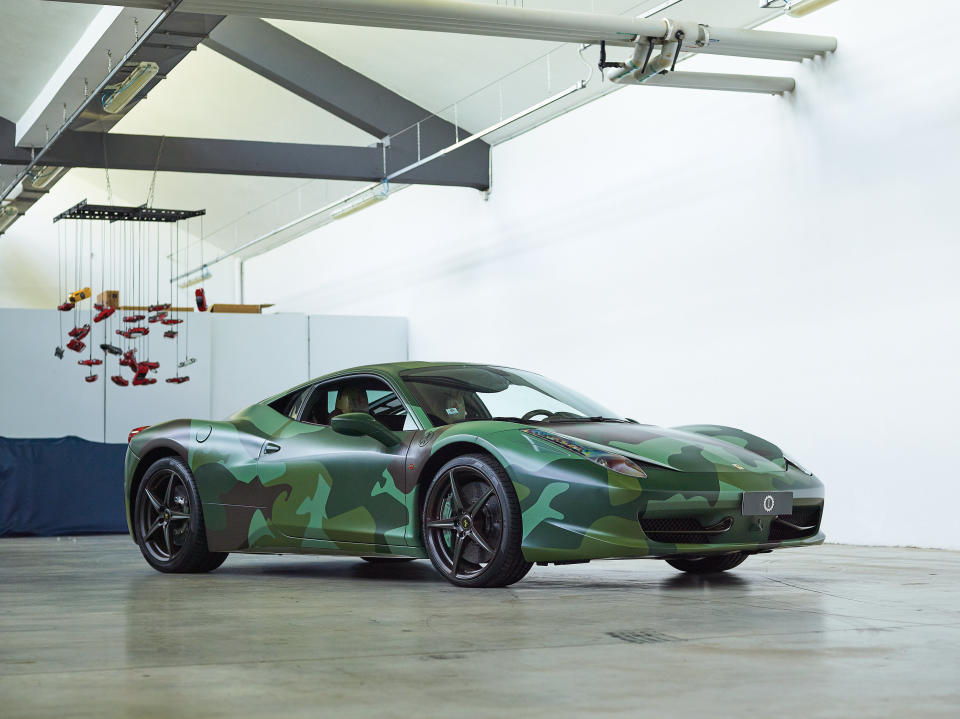 <p>RM Sotheby’s, which dubbed it “undoubtedly the most famous 458 Italia”, will auction it off on September 9. (Pictures: Chris Lawrence/RM Sotheby’s/SWNS) </p>