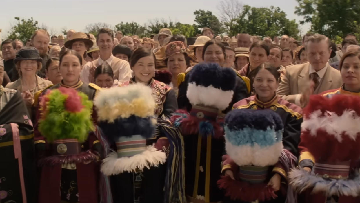  The Osage at a wedding ceremony in Killers of the Flower Moon. 