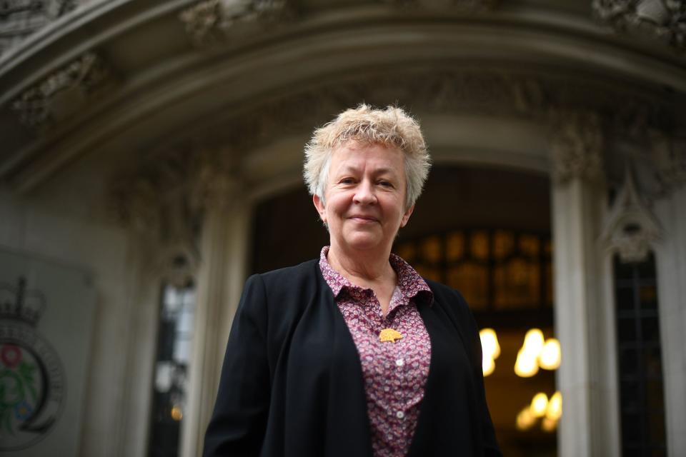 District Judge Claire Gilham arrives at the UK Supreme Court in London: PA