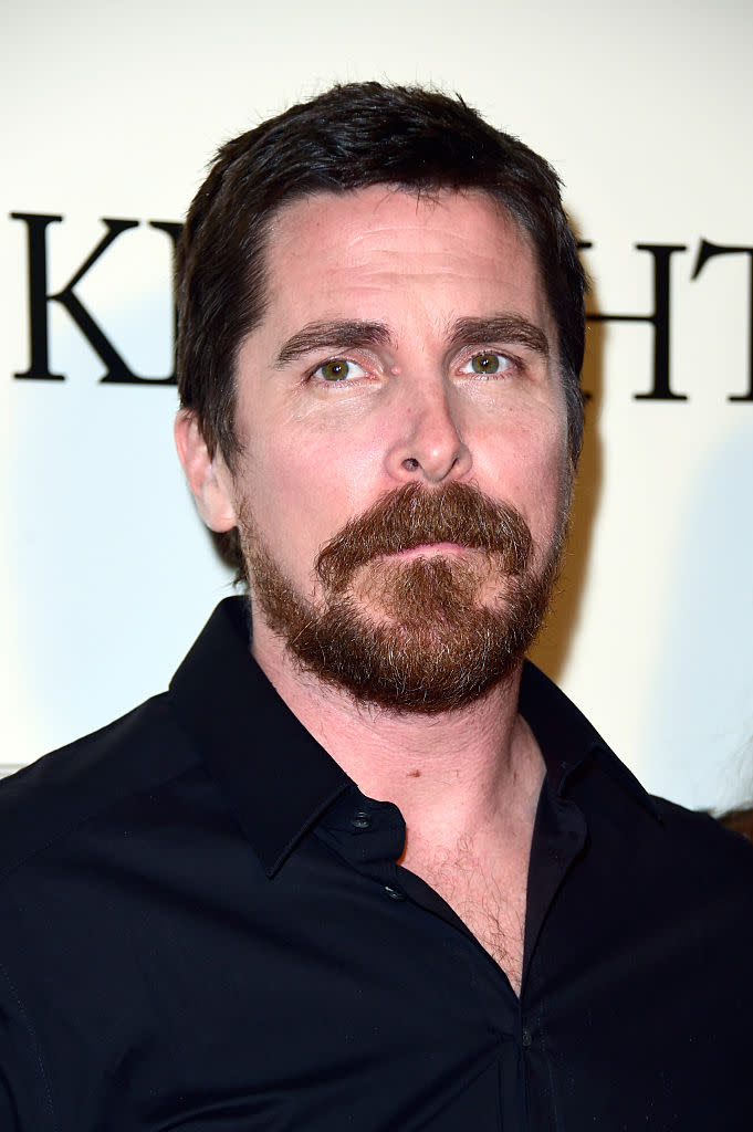 When did Christian Bale grow this? [Photo: Getty]