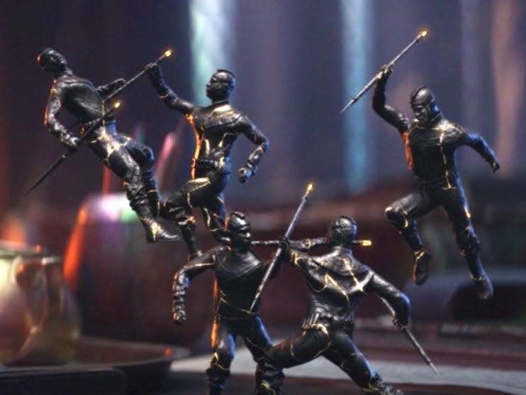 A model of the Multiverse War seen in "Loki."