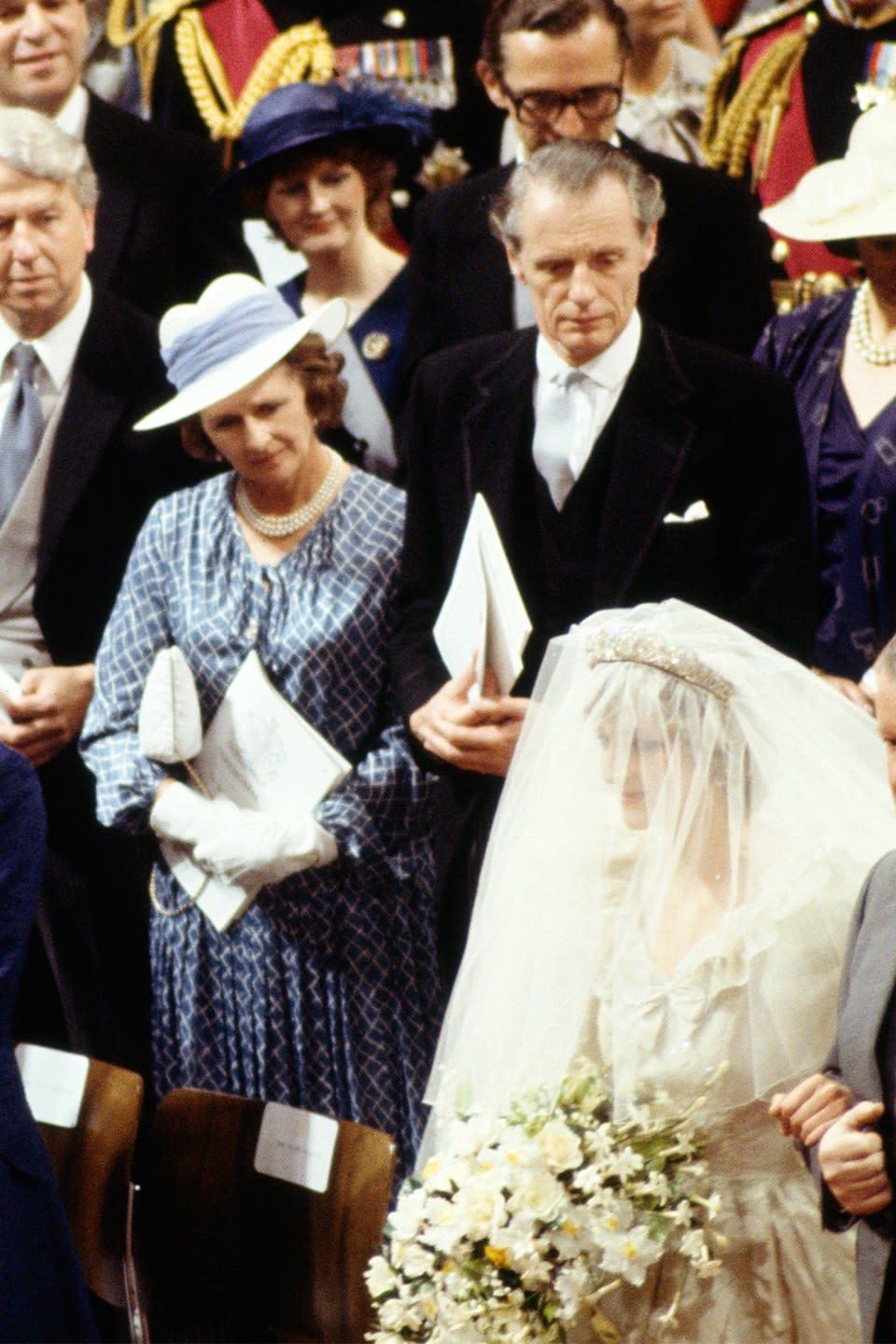 Margaret Thatcher had only served two years as Britain’s prime minister when she attended Princess Diana and Prince Charles’s wedding in July 1981.