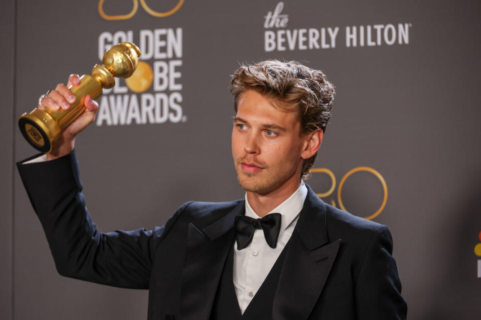 Austin Butler won a Best Actor prize for his performance as Elvis Presley. (LA Times/Getty)