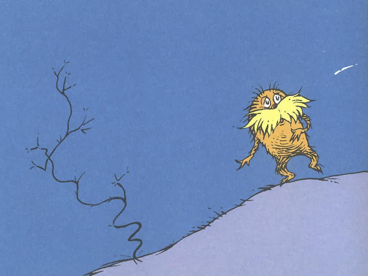 ‘I speak for the trees, for the trees have no tongues’: was the creature an angry eco-warrior or part of the system he was trying to protect?: Dr. Seuss Enterprises