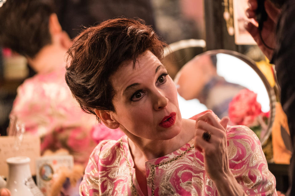 Renee Zellweger as cinema legend Judy Garland in new biopic 'Judy'. (Credit: Pathe)